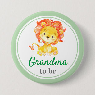 Mormor som ska bli New Granny Baby Shower Jungle S Knapp