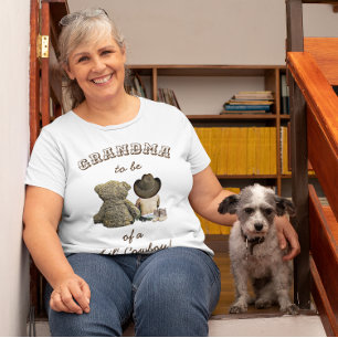 Mormor som ska vara av en Lil'Cowboy & Nalle T Shirt