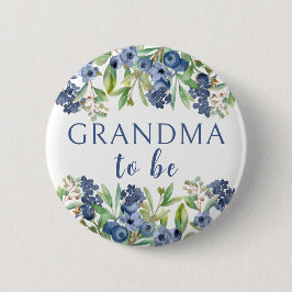 Mormor som ska vara knapp för babyduschknapp för b