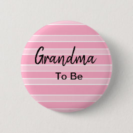 Mormor som ska vara Rosa babyskor Knapp