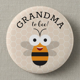 Mormor till Bee, Baby Shower Honey Bee Knapp