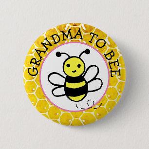Mormor till Bee Boy's Baby Shower Knapp