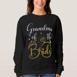Mormor till bruden bröllop bröllopsdusch Matchande T Shirt