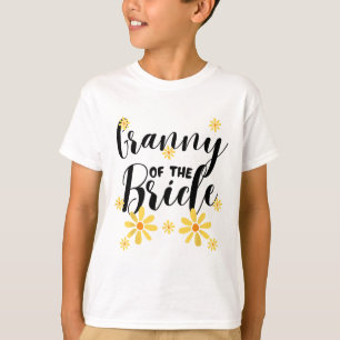 Mormor till brudens familj lag bröllopsdusch sol t shirt