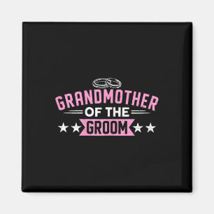 Mormor till brudgummen matchande möhippa Par Magnet