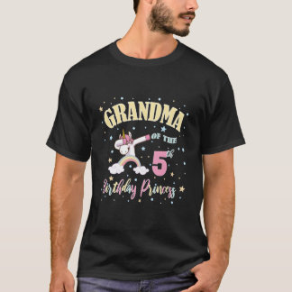 Mormor till den 5:e prinsessan Enhörning 5 T Shirt