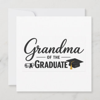 Mormor till examen gratulationskort | Stolt  Kort