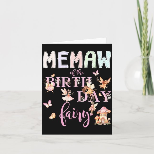 Mormor till födelsedagsfén födelsedagsflicka Magis Kort (Framsida)