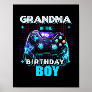 Mormor till födelsedagspojken Matchande familjevid Poster