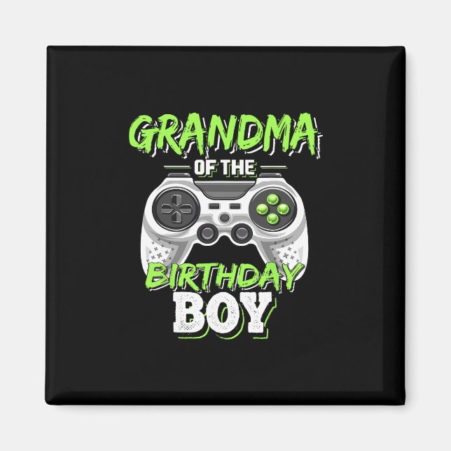 Mormor till födelsedagspojken Matchande videospel  Magnet (Framsidan)
