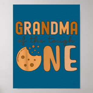 Mormor Tuffing Kakor Mjölk Illustration Poster