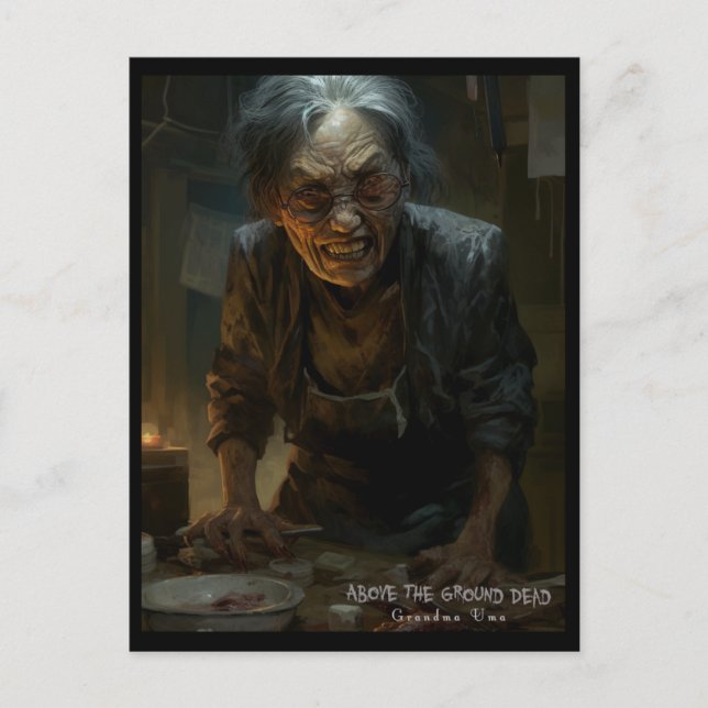 Mormor Uma Vykort (Framsida)