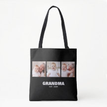 Mormor Upprättade Fet Svart 3 Foto