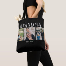 Mormor Upprättade Modärna Svarta 3 Foto