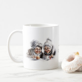 Mormor, vänner, syskonkaffe Mugg