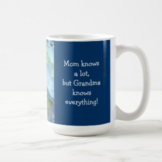 Mormor vet Allt! Kaffe Mugg Hydrangeas
