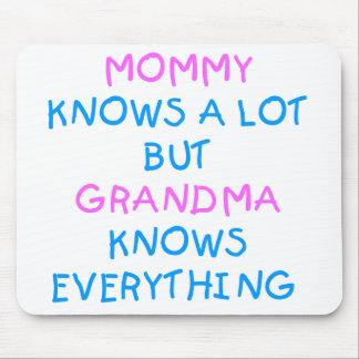 Mormor vet allt | Mors dag Gift Musmatta