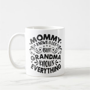 Mormor vet allt mors dag kaffemugg
