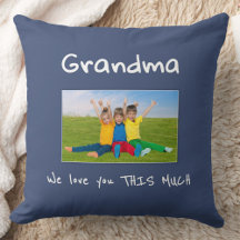 Mormor Vi älskar dig Kul Barn Foto Julpresent
