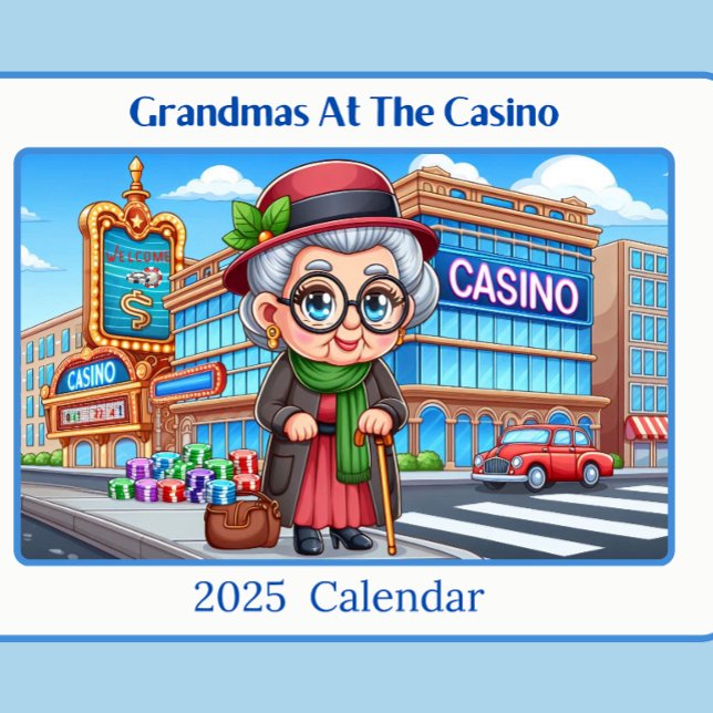 Mormor vid kasinot 2025 kalender (Grandmas At The Casino)
