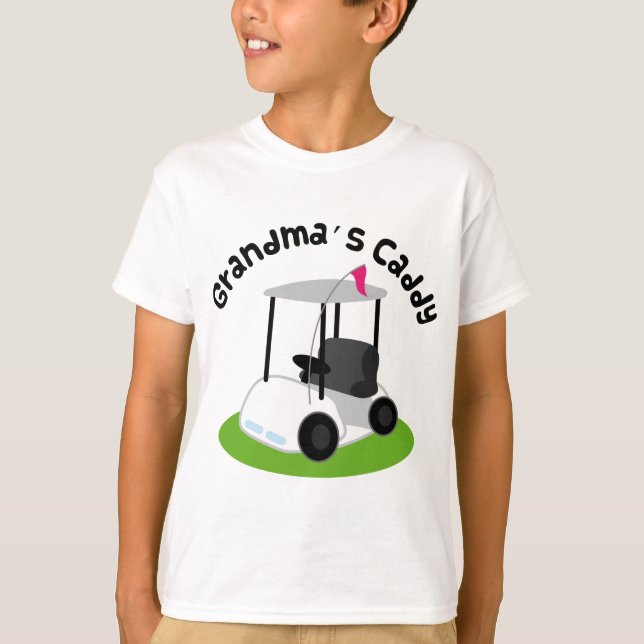 MormorCaddy (Golf) T-shirt (Framsida)