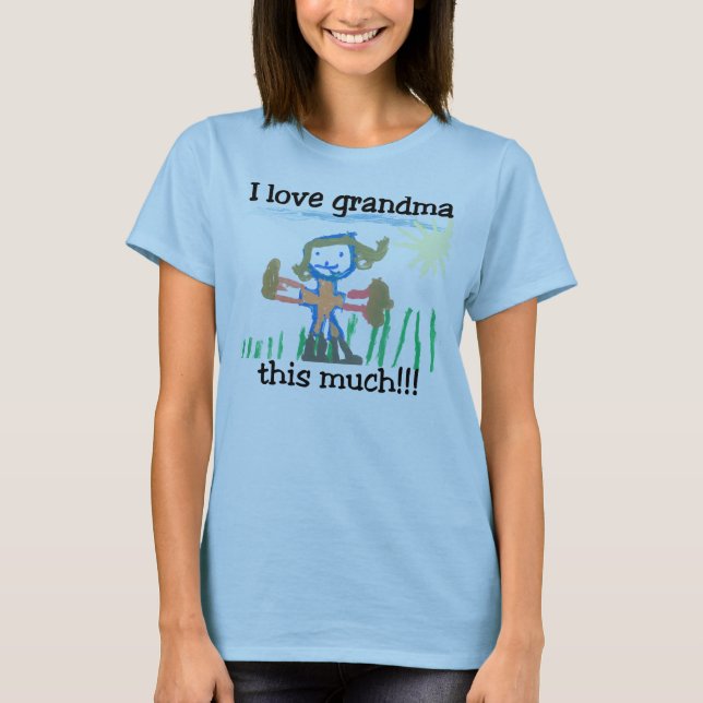 mormorkärlek t-shirt (Framsida)