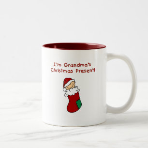 Mormormas Julklapp Tshirts och gåvor Två-Tonad Mugg
