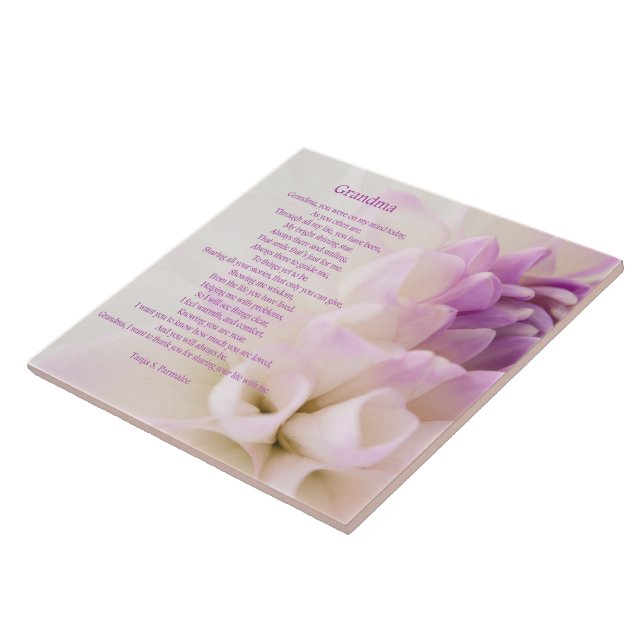 Mormorpoesisamlare Kakelplatta (Sidan)