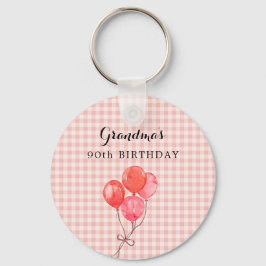 Mormors 90-årsdag nyckelring