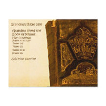 Mormors bibel från 1895