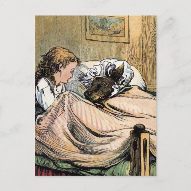 Mormor's Big Teeth Vykort (Framsida)