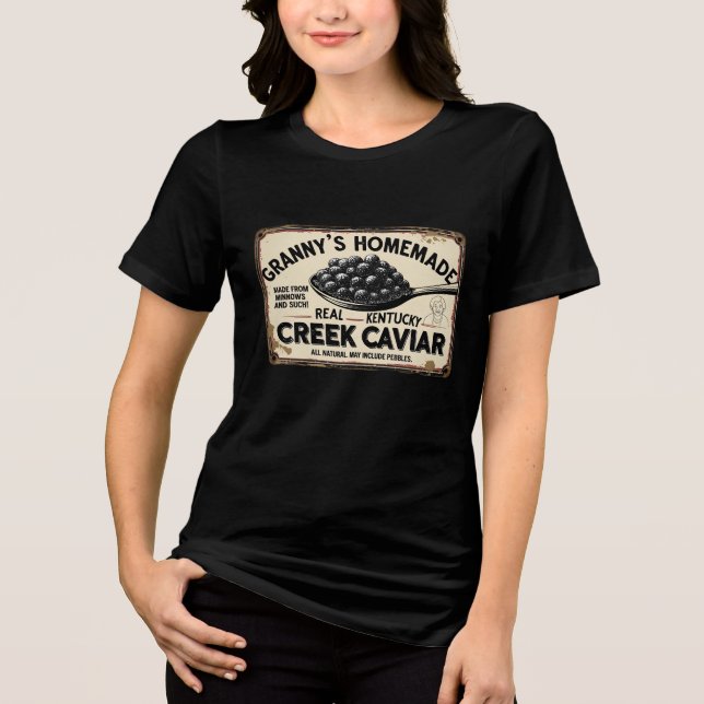 Mormors Creek Kaviar (Fiktiv) T Shirt (Framsida)