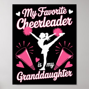 Mormors favorita cheerleader är mormor poster