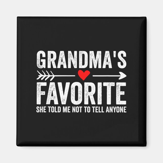Mormors favoritbarnbarn  magnet (Framsidan)
