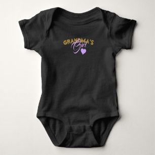 Mormors flicka -Baby Jersey Body T Shirt