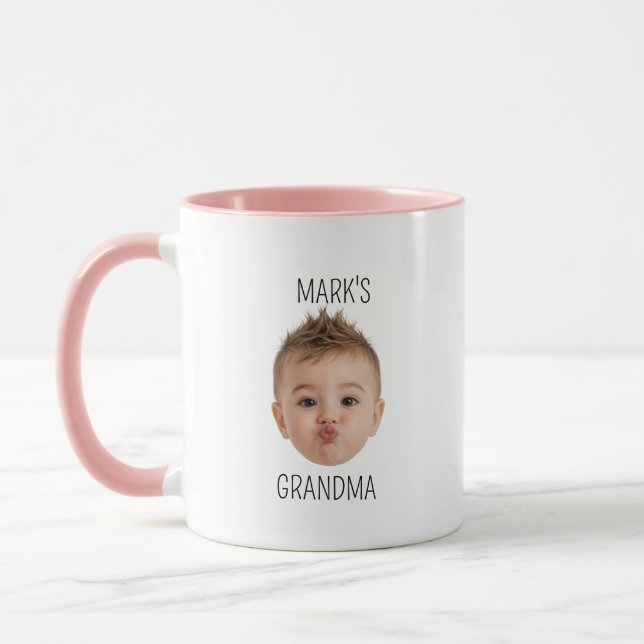 Mormors födelsedag, Baby ansikte Pappas present, A Mugg (Vänster)
