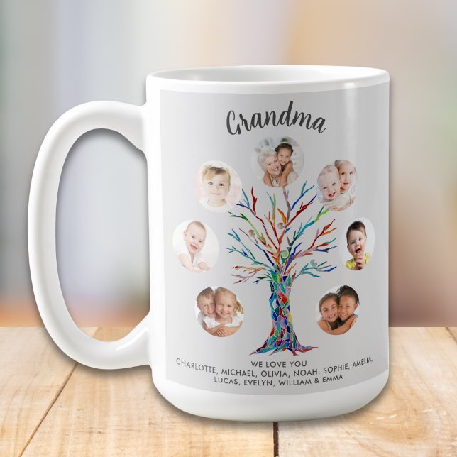Mormors fotokollage kaffemugg (Skapare uppladdad)