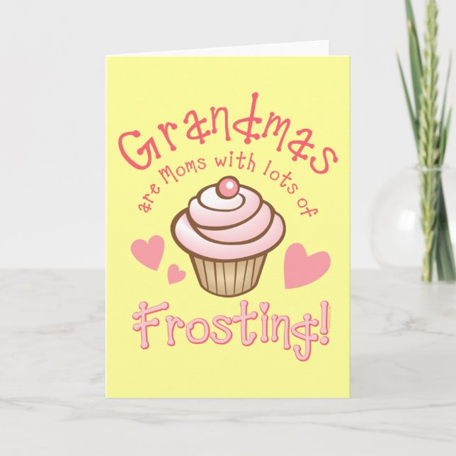 Mormor's Frosting Kort (Framsida)