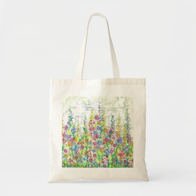 Mormor's Garden Tote Tygkasse (Framsidan)