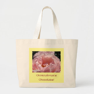 Mormors Gottis! Handlederby Geschenk Rosa Ros Blom Jumbo Tygkasse