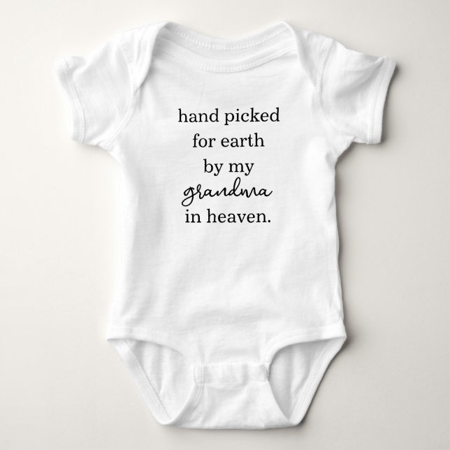 Mormors himmelska gåva  t shirt (Framsida)