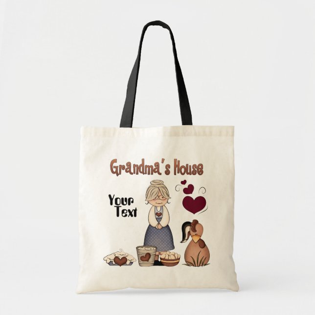 Mormor's House#2 Tote Bag Tygkasse (Framsidan)