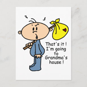 Mormor's House Baby (BLUE) Vykort