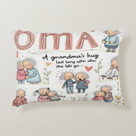 Mormors hug - Varm och lyft Prydnadskudde