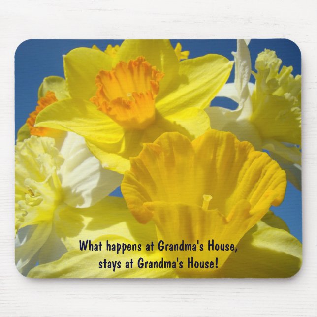 Mormors hus musmattor Gula Narcisser (Framsidan)