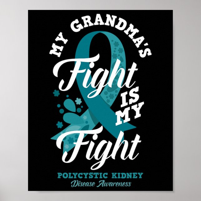 Mormors kamp är min fiktiva polycystiska njure Dis Poster (Framsidan)