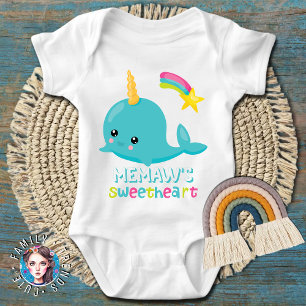 Mormors kära Kawaii Narval T Shirt