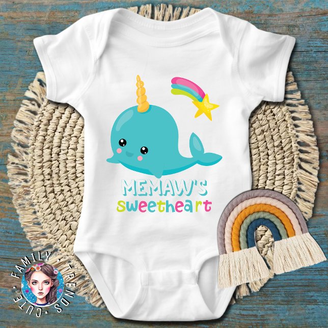 Mormors kära Kawaii Narval T Shirt (Skapare uppladdad)