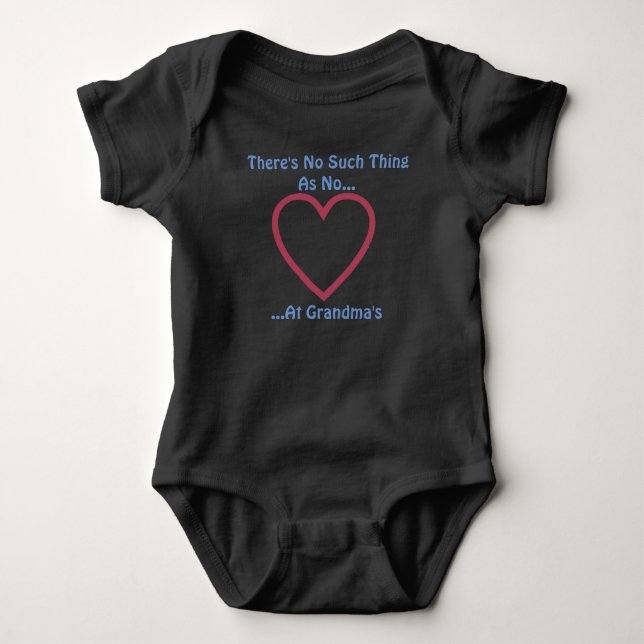 Mormors kille T-shirt Baby Body (Framsida)