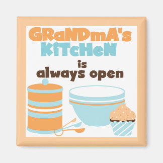 Mormor's Kitchen Open T-shirts and Gifts Magnet